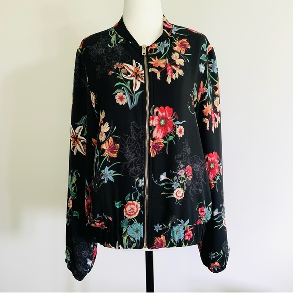Dalia floral zip up jacket - Picture 6 of 9